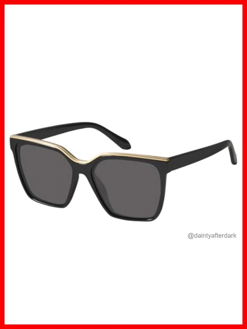 Square Polarized Oversized Sunglasses UV400 TAC Lenses
